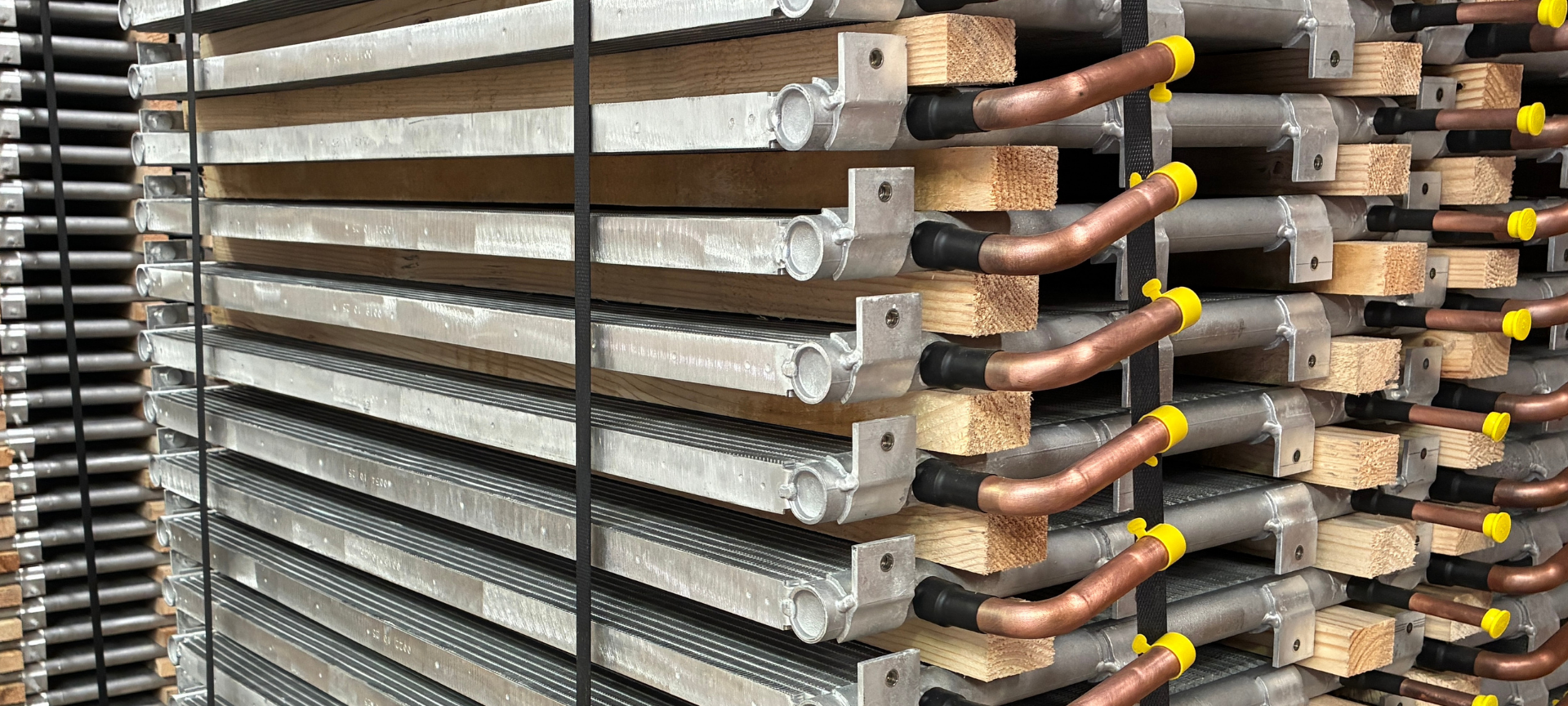 Myriad's most recent bulk order of Thermo King® T-Series condensers and radiators.
