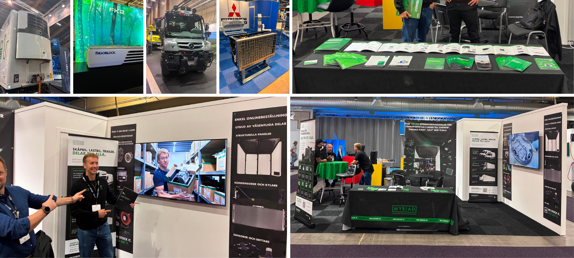 2. Myriad Sweden Stand and Other Features